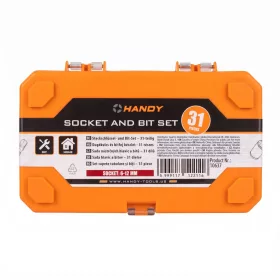   Handy 10637 Racsnis dugókulcs és bitfej készlet, 31 részes (6-12 mm)