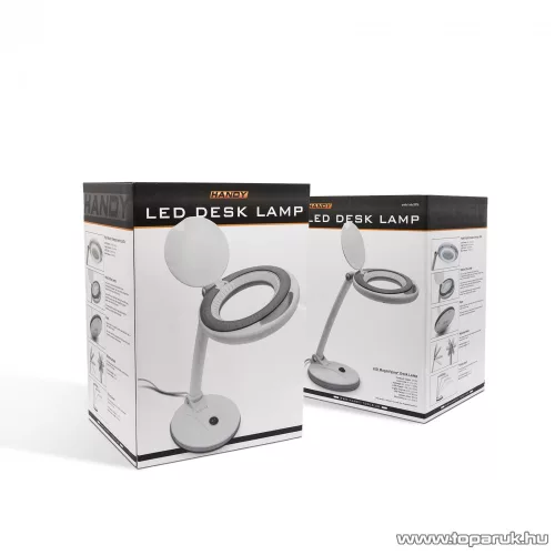 Handy LED-es nagyítós lámpa nagyító lencse foglalattal (nagyító lencse nélkül), 4" - 100 mm (10796)