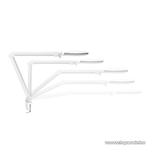 Handy LED-es kozmetikai nagyítós lámpa Nagyító lencse foglalattal (nagyító lencse nélkül), 5" - 130 mm (10797)