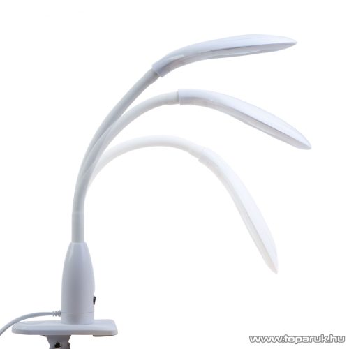 Handy LED-es nagyítós asztali lámpa, 5x nagyítás, csíptethető rögzítőtalppal (10800)