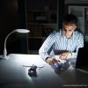 Handy LED-es nagyítós asztali lámpa, 5x nagyítás, csíptethető rögzítőtalppal (10800)