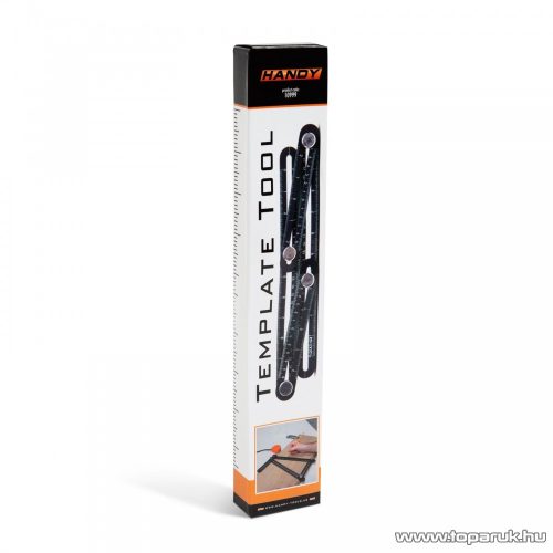 Handy 10999 Fém négyoldalú vonalzó, szögmásoló, 31 x 18 cm 