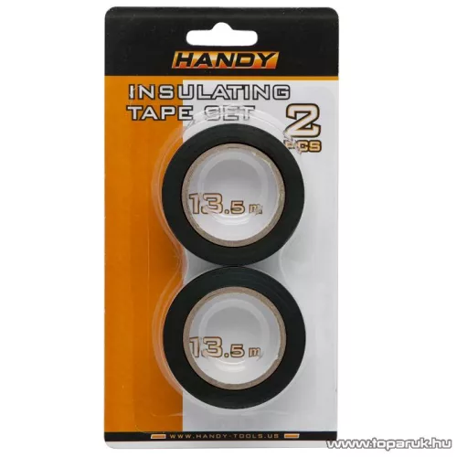 Handy Szigetelő szalag szett, 19 mm, 13,5 m hossz, fekete, 2 db / csomag (11093B)