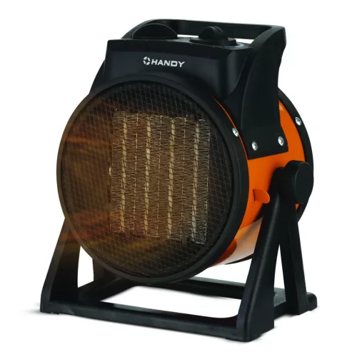 Handy 51112 Elekromos PTC kerámia műhely hősugárzó, fűtőtest, 1000 / 2000W, narancs/fekete 