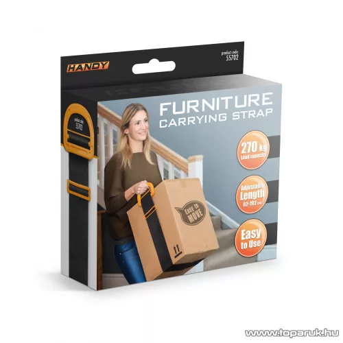 HANDY 55702 Bútorszállító heveder, állítható hosszúsággal, 270 kg teherbírással