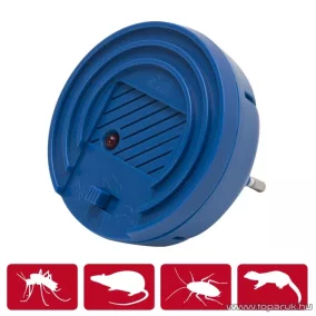   ISOTRONIC Kártevő és rovar riasztó variálható frekvenciával (55646)