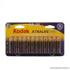 Kodak Xtralife alkaline tartós AA ceruza elem, LR6 1,5 V, 24 db/csomag (18811-24)