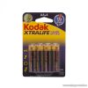 Kodak Xtralife alkaline tartós AA ceruza elem, LR6 1,5 V, 4 db/csomag (18811-4)