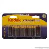 Kodak Xtralife alkaline tartós AAA ceruza elem, LR03 1,5 V, 24 db/csomag (18812-24)