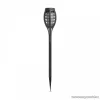 Garden of edeN 11262B Lángokat imitáló szolár napelemes kerti LED lámpa, fekete, 4 db / SZETT