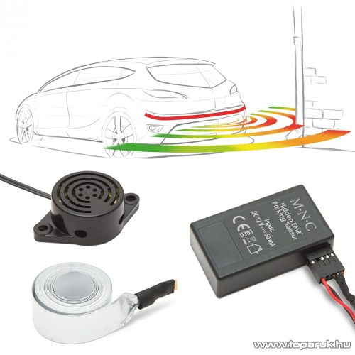 MNC 54992A Méretre vágható rejtett EMR tolatószalag, hangos közelségjelzéssel, 220 cm