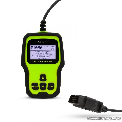 MNC 55679 Autó diagnosztikai eszköz, hibakód kiolvasó, OBD2, 12V
