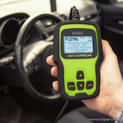 MNC 55679 Autó diagnosztikai eszköz, hibakód kiolvasó, OBD2, 12V