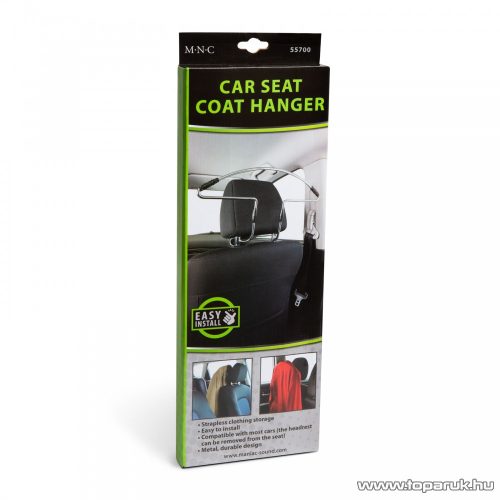 MNC Autós vállfa, fém - krómozott (55700)