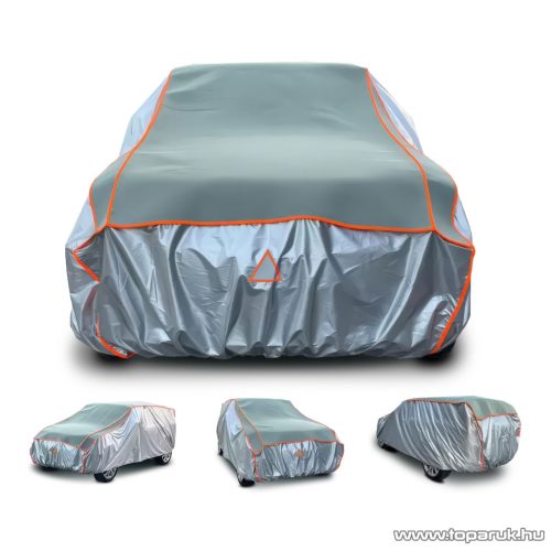 MNC 55763G Jégeső elleni autó takaró ponyva, szürke, 432 x 185 x 145 cm (M méret, SUV / terepjáró / kombi típusú autókhoz)