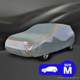   MNC 55763G Jégeső elleni autó takaró ponyva, szürke, 432 x 185 x 145 cm (M méret, SUV / terepjáró / kombi típusú autókhoz)