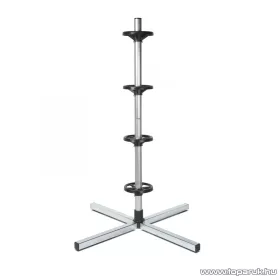  MNC Nagy teherbírású fém keréktartó, felnitároló, abroncstároló állvány, 75 x 75 x 102 cm, max 70 kg (55778)