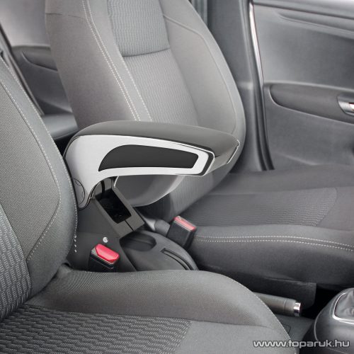 MNC 55798B Univerzális autós könyöklő tárolórekesszel, fekete  - ezüst