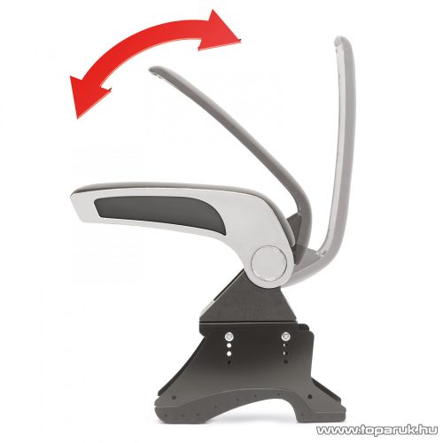 MNC 55798B Univerzális autós könyöklő tárolórekesszel, fekete  - ezüst