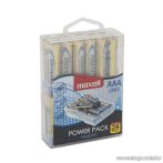   Maxell 18721P Power Pack Mikro ceruza elem, 1,5V, (AAA, LR3 méret), 24 db / csomag