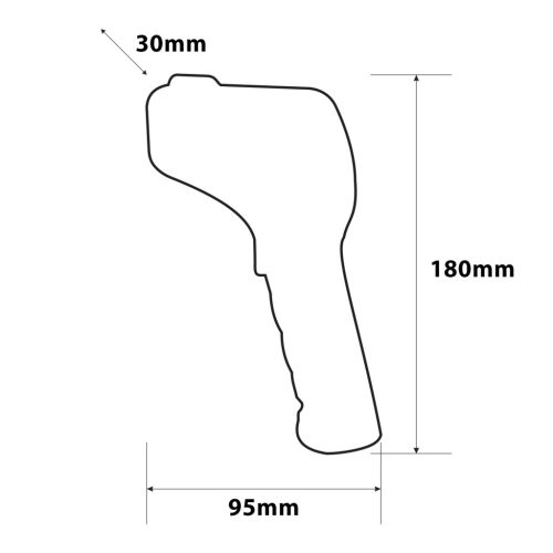 Maxwell Digitális termométer infravörös hőmérséklet mérő, hőmérő (25901)