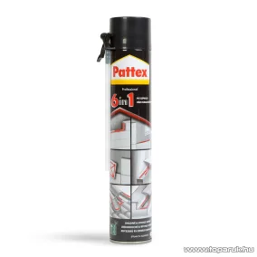   Pattex H2763962 Egykomponensű, gazdaságos és univerzális 6 az 1-ben kézi ragasztóhab, purhab, 750 ml