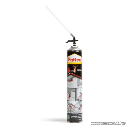 Pattex H2763962 Egykomponensű, gazdaságos és univerzális 6 az 1-ben kézi ragasztóhab, purhab, 750 ml