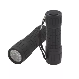 Phenom LED-es elemlámpa, 9 LED-del, fekete (18605)