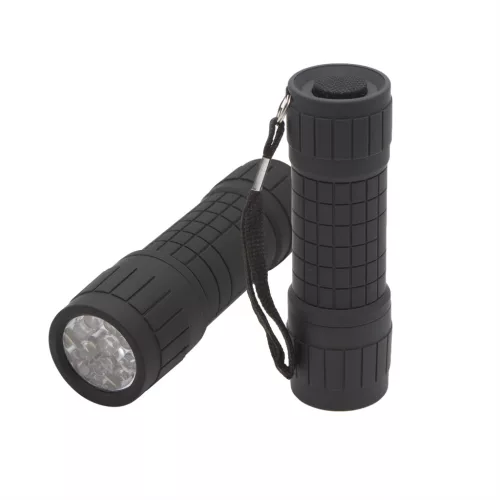 Phenom LED-es elemlámpa, 9 LED-del, fekete (18605)