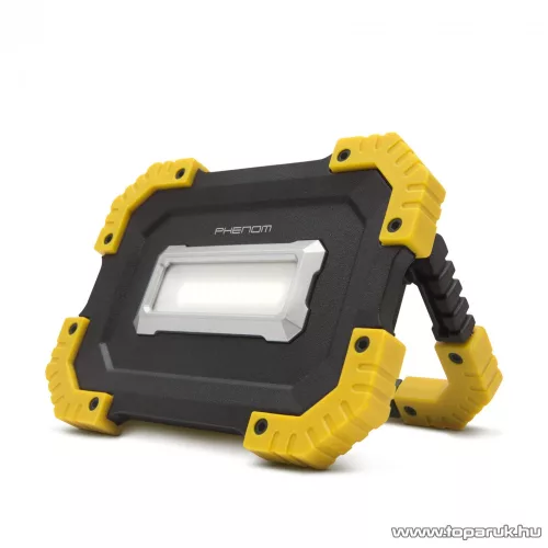 Phenom Multifunkciós LED-es reflektor lámpa Li-ion akkumulátorral, sárga / fekete (18646)