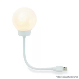   Phenom 20257 USB-s LED-es éjjeli hangulatfény lámpa, holdlámpa, melegfehér világítással