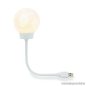   Phenom 20257 USB-s LED-es éjjeli hangulatfény lámpa, holdlámpa, melegfehér világítással