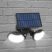 Phenom 55283 Mozgásérzékelős napelemes szolár reflektor, forgatható fejjel, 2 COB LED-del