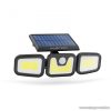 Phenom 55284 Mozgásérzékelős napelemes szolár reflektor, karos, forgatható, 3 COB LED-del