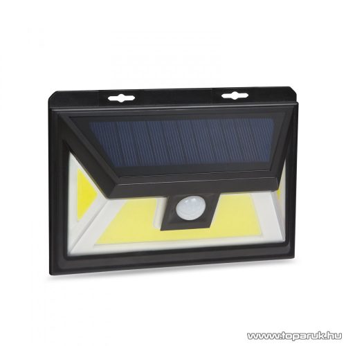 Phenom 55286 3 COB LED-es mozgásérzékelős napelemes szolár reflektor - fali kivitel