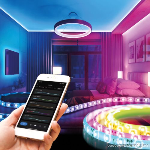 Phenom 55860 RGB SMD Smart okos LED szalag világítás, 30 LED / m (2 x 5 m / csomag)