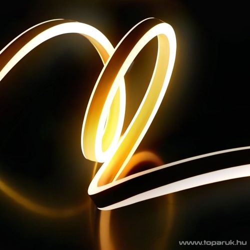 Phenom 55863 NEON LED szalag melegfehér világítással + távirányító, 220-240V (2835 SMD - 120 LED/m - 6 W/m), 5 méter hosszú