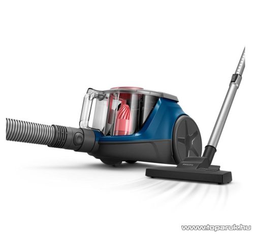 Philips Series 2000 XB2123/09 Porzsák nélküli porszívó Super Clean Air szűrővel, PowerCyclone 4 technológia, 850 W, Kék/Szürke