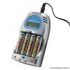 VANSON Akkumulátor gyorstöltő 4 x AA/AAA - Ni-MH/Ni-Cd típusokhoz + 4 db 2700mAh AAA Ni-MH akkumulátor (18914V)