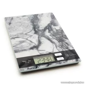   Vog & Arths 57268B Konyhai mérleg, 5 kg méréshatárig, fehér márvány design