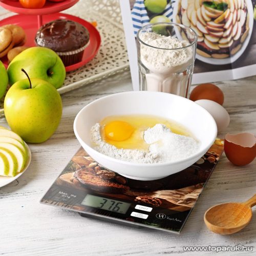 Vog & Arths 57268C Konyhai mérleg, 5 kg méréshatárig, sütemény design