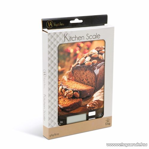 Vog & Arths 57268C Konyhai mérleg, 5 kg méréshatárig, sütemény design