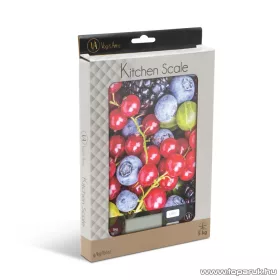  Vog & Arths 57268E Konyhai mérleg, 5 kg méréshatárig, erdei gyümölcs design