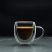 VAM W1083 DUO Duplafalú cappucino üveg csésze, kávés pohár, 150 ml, 2 db / doboz