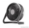 USB mini ventilátor, 18 cm, fekete (W1105)