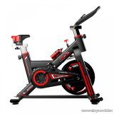   Spinning bike GH 709 Premium szobabicikli acél vázzal, kulacstartóval, max 120 kg terhelhetőséggel, piros-fekete