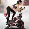 Spinning bike GH 709 Premium szobabicikli acél vázzal, kulacstartóval, max 120 kg terhelhetőséggel, piros-fekete