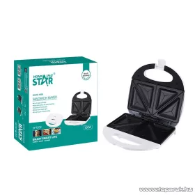   WinningStar ST-9302 Tapadásmentes melegszendvics sütő (szendvicssütő), fehér, 750 W