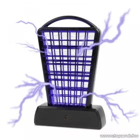   Garden of edeN 55668 Asztali UV rovarcsapda, akkumulátoros és USB-s kivitel, akasztható hordozófüllel, fekete