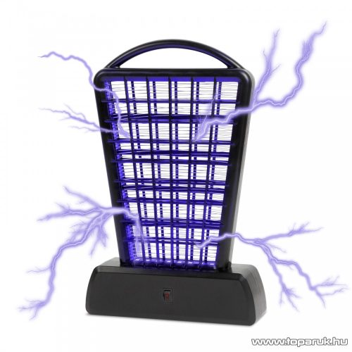 Garden of edeN 55668 Asztali UV rovarcsapda, akkumulátoros és USB-s kivitel, akasztható hordozófüllel, fekete